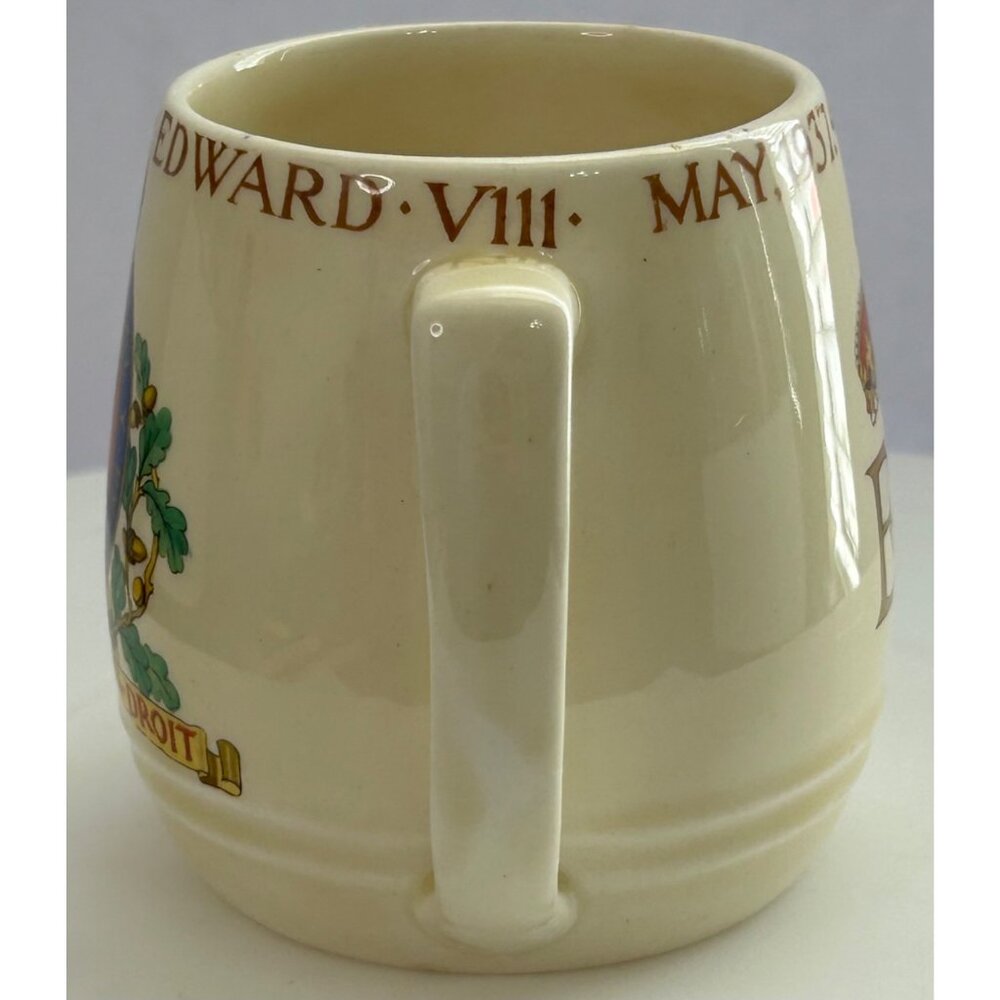1937 Coronation Cup King Edward VIII Official Design England Art Deco Royalty - Picture 2 of 6